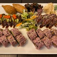 incredible sushi at Tiger Club Vegan Sushi in Berlin