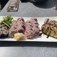 Vegan sushi  at Tiger Club Vegan Sushi in Berlin