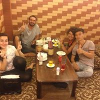 Floor seating upstairs at Sen Vegan House in Ho Chi Minh City