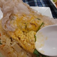 Vegan egg rice dish at Sen Vegan House in Ho Chi Minh City