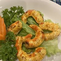 Barbecue shrimpz! Best dish - great charcoal flavor  at Sen Vegan House in Ho Chi Minh City