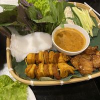 Wrap plate  at Sen Vegan House in Ho Chi Minh City