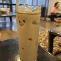 Black sesame milk  at Sen Vegan House in Ho Chi Minh City