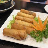 Spring rolls   at Sen Vegan House in Ho Chi Minh City