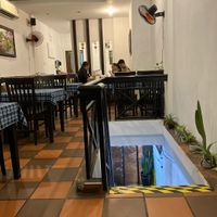 Floor three, the restaurant just opened    at Sen Vegan House in Ho Chi Minh City