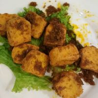 awesome lemongras tofu at Sen Vegan House in Ho Chi Minh City