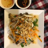 mushroom salad at Sen Vegan House in Ho Chi Minh City
