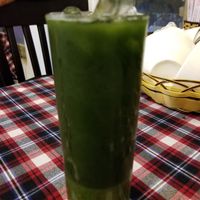 Leaves blended without sugar at Sen Vegan House in Ho Chi Minh City