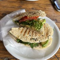 vegan panini  at Miros Cafe in Berlin