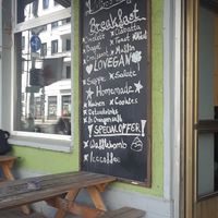 Their advertising caught my eye  at Miros Cafe in Berlin