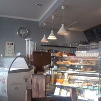 That freezer is full of vegan options  at Miros Cafe in Berlin