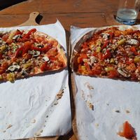 Links Tomato, rechts Teufli at Brauhaus Ehrstein in Hinterweidenthal