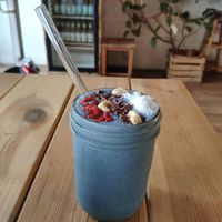 Blauer Planet Smoothie at Aarons Saftladen in Cologne