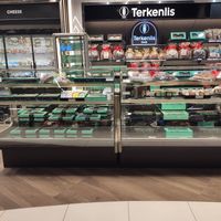 The stand inside the duty free at SKG - Terkenlis in Thessaloniki