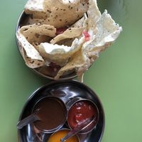 Papads & Kichu w sauce trio  at Bundobust in Liverpool