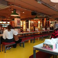 Casual shared tables and order-at-the-bar at Bundobust in Liverpool