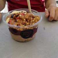 Snickers acai bowl at Wild Bowls in Zurich