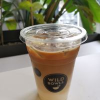 Iced Latte Oat (Pea also available) at Wild Bowls in Zurich