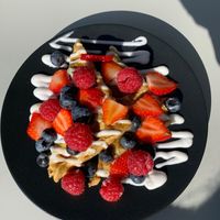 Buckwheat Protein Waffles at Wild Bowls in Zurich