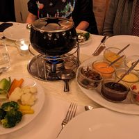 Fondue chinoise at Altes Tramdepot in Bern