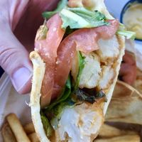 Cauliflower po’boy  at Crust Kitchen and Cocktails in Wilmington