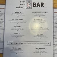 Adult beverages   at Crust Kitchen and Cocktails in Wilmington