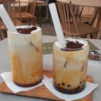 Oreo hot drink at Tea Stories in Eindhoven