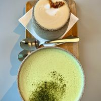 Matcha latte  at Tea Stories in Eindhoven