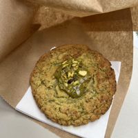 pistachio cookie  at Tea Stories in Eindhoven