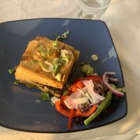Vegan mousakka  at Costanita Restaurant in Crete
