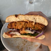 Vege Burger  at Costanita Restaurant in Crete