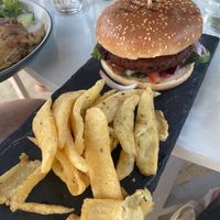 Vege Burgerr  at Costanita Restaurant in Crete