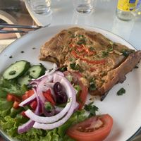 Vegetarian Moussaka (vegan)  at Costanita Restaurant in Crete