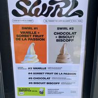 Menu of the week (Rotating menu) at Swirl in Montreal