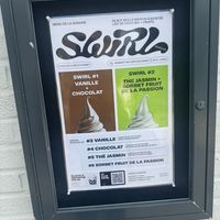 Current Swirl Menu  at Swirl in Montreal