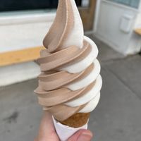 Chocolate pear swirl - the pear blew my mindd  at Swirl in Montreal