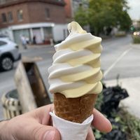 Vanilla mango passion swirl, vibrant flavours!  at Swirl in Montreal