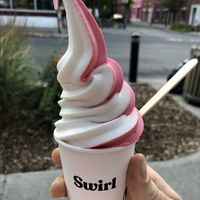 Coco + rasperry at Swirl in Montreal