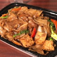 Drunken Noodles  at Thong Thai in Westerly