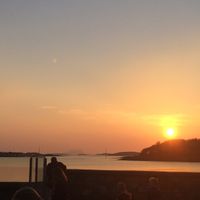 View on the bay  at The Towers Bar in Westport