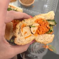 Tofu Bahn Mi with peanut sauce   at Saltlight Station in Allen