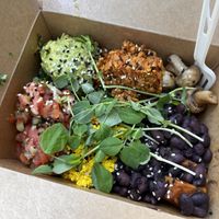 breakfast bowl with tempeh chorizo   at Kupfert & Kim - Yorkville in Toronto