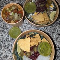 Oaxaca salad and Chili at Kupfert & Kim - Yorkville in Toronto