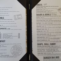 Menu at Kupfert & Kim - Yorkville in Toronto