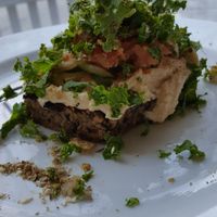Hummus Toast at Kupfert & Kim - Yorkville in Toronto