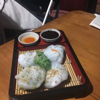 Chive dumplings at Klua Sathorn in Castlemaine