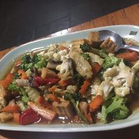 Vegan stirfry at Klua Sathorn in Castlemaine