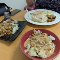 Sesame noodles and signature rice at Hǎo KǒuWèi SùShí in Taichung