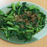 Boiled vegetable of the day (NT$25) at Hǎo KǒuWèi SùShí in Taichung