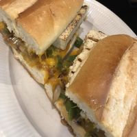 Philly Cheese Steak (Vegetarian) at Bel-Aire Diner in Astoria